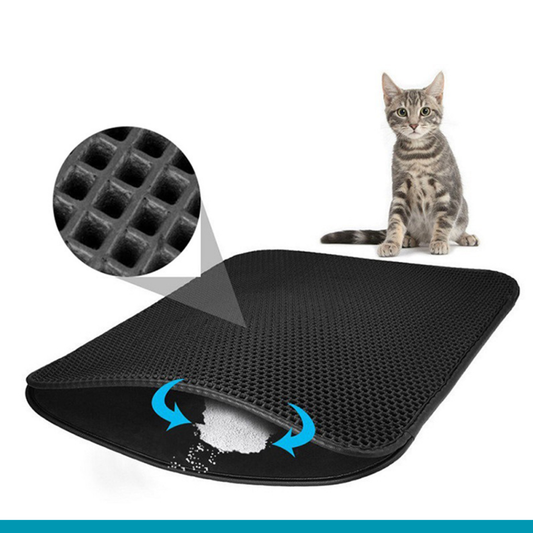 Cat Litter Mat | Dual Layer Litter Catcher Mat – 90×60 cm