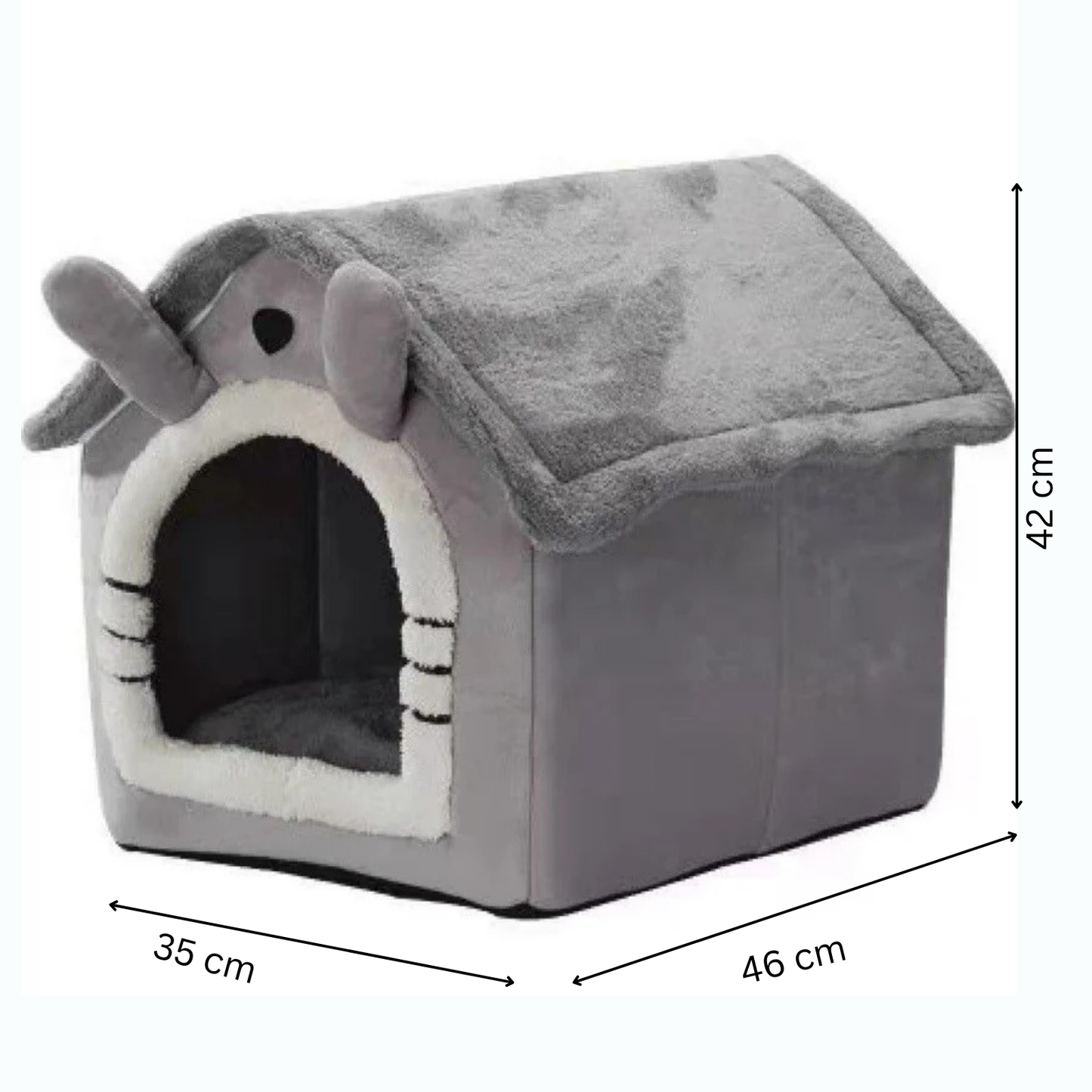 Indoor Cat House | Soft Plush Pet House