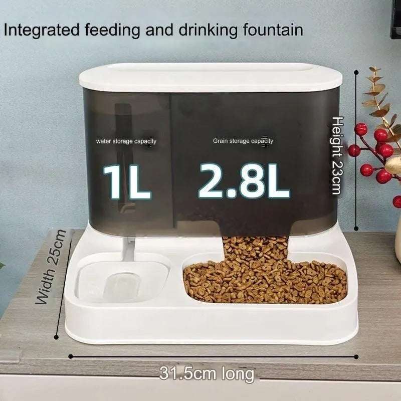 Automatic Pet Food and Water Dispenser