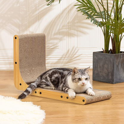 Cat Scratcher | L-Shaped Cat Scratcher Board