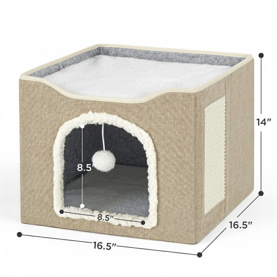 Beige Cat House