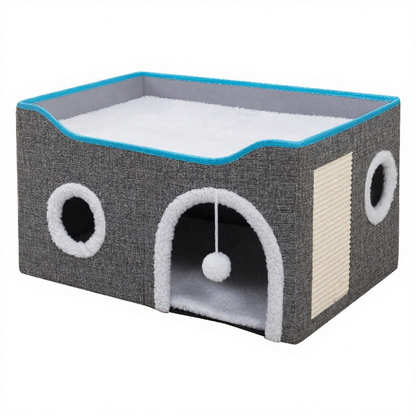 Large-Grey Cat House