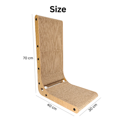 Cat Scratcher | L-Shaped Cat Scratcher Board