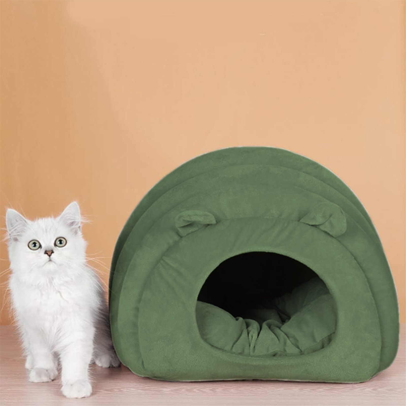 Green Cat Bed