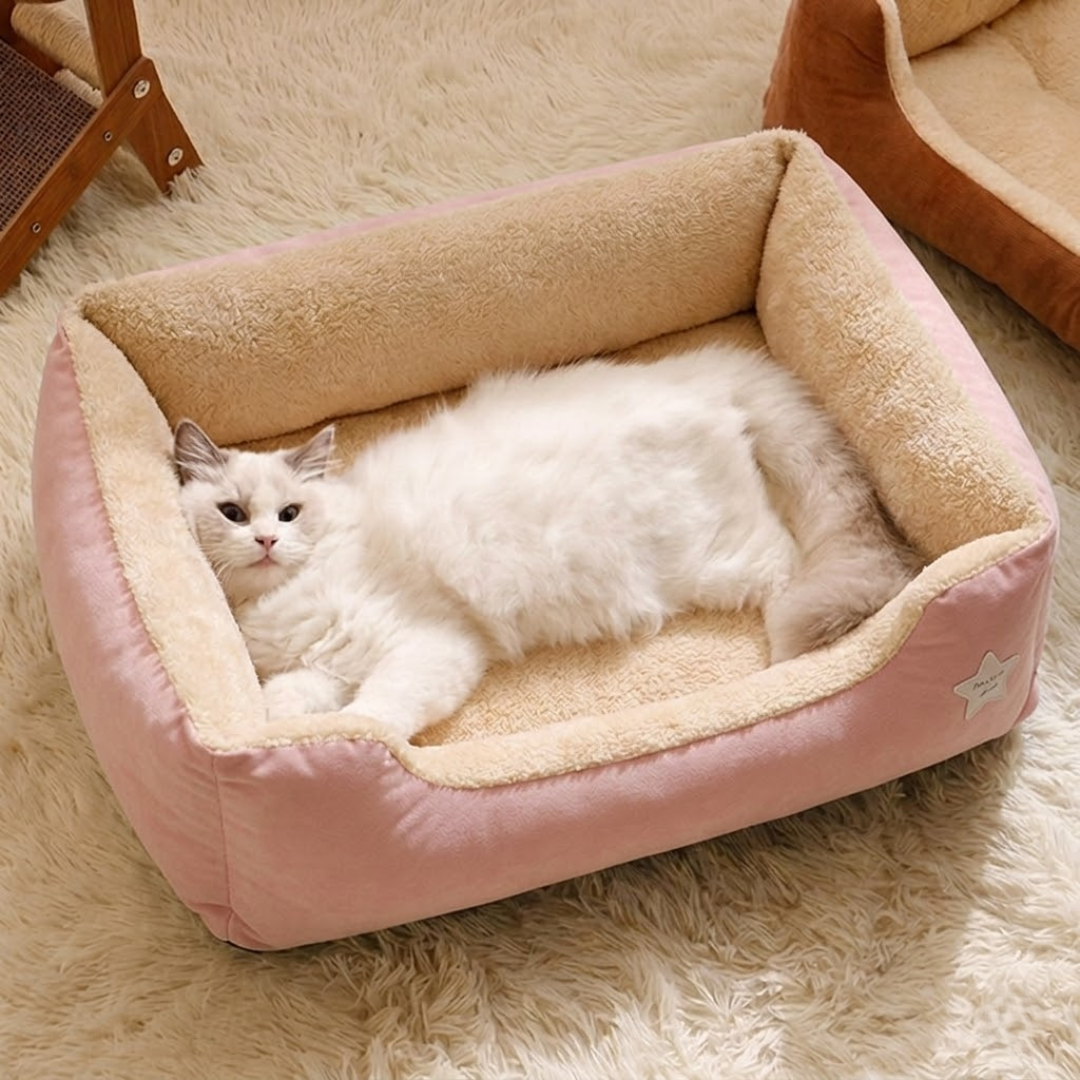 Pink Cat Bed in Qatar