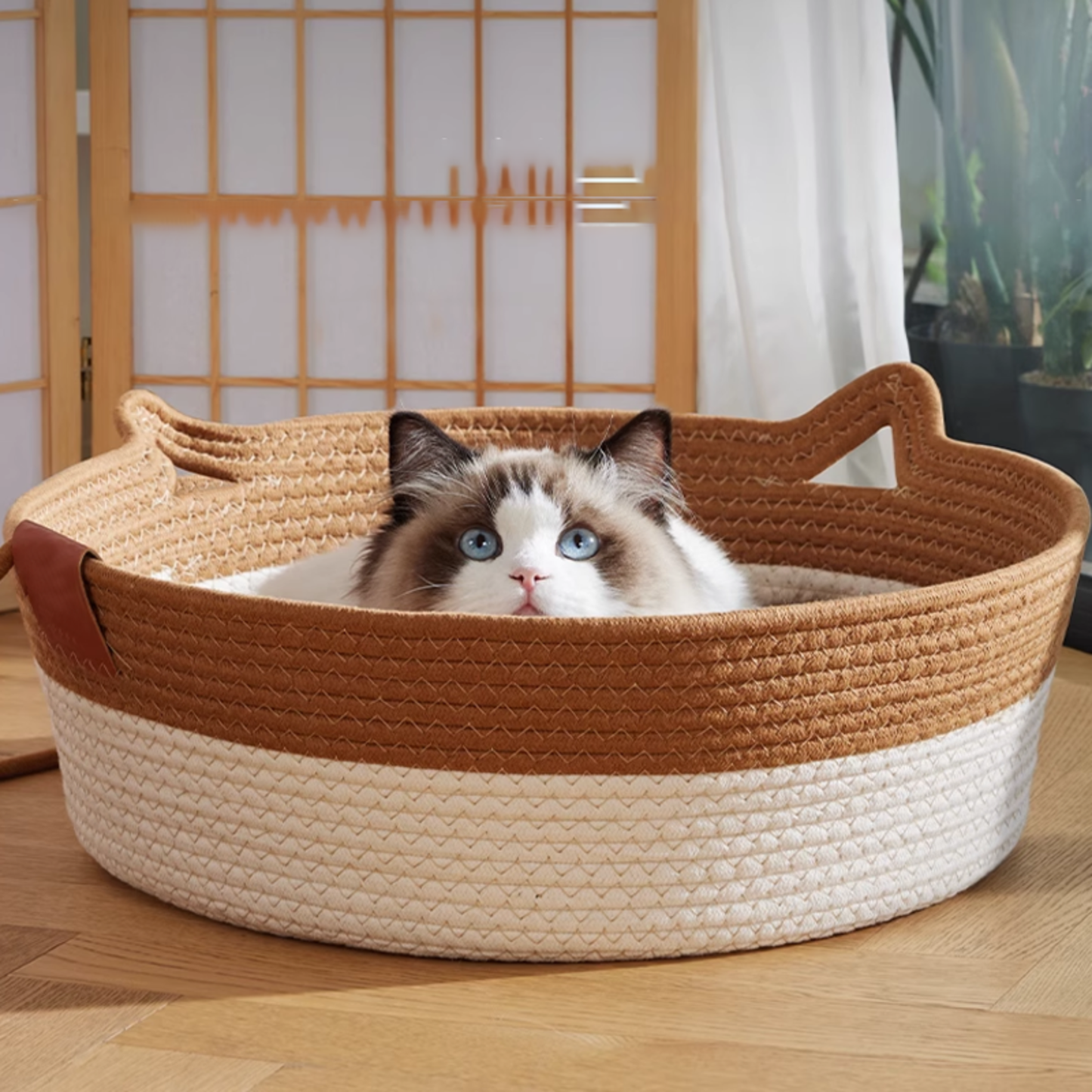 Cotton Rope Cat Nest | Cat Basket Bed