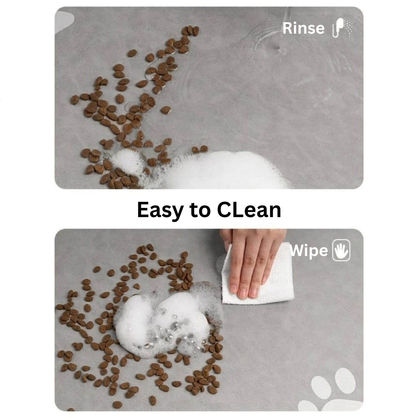 Cat Feeding Mat | Pet Food and Water Mat
