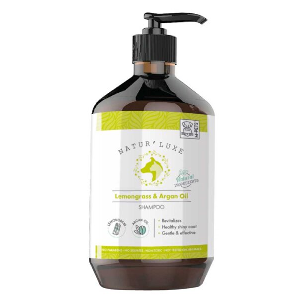 M-Pets Cat Shampoo |  500 mL Natur'Luxe Lemon Grass and Argon Oil