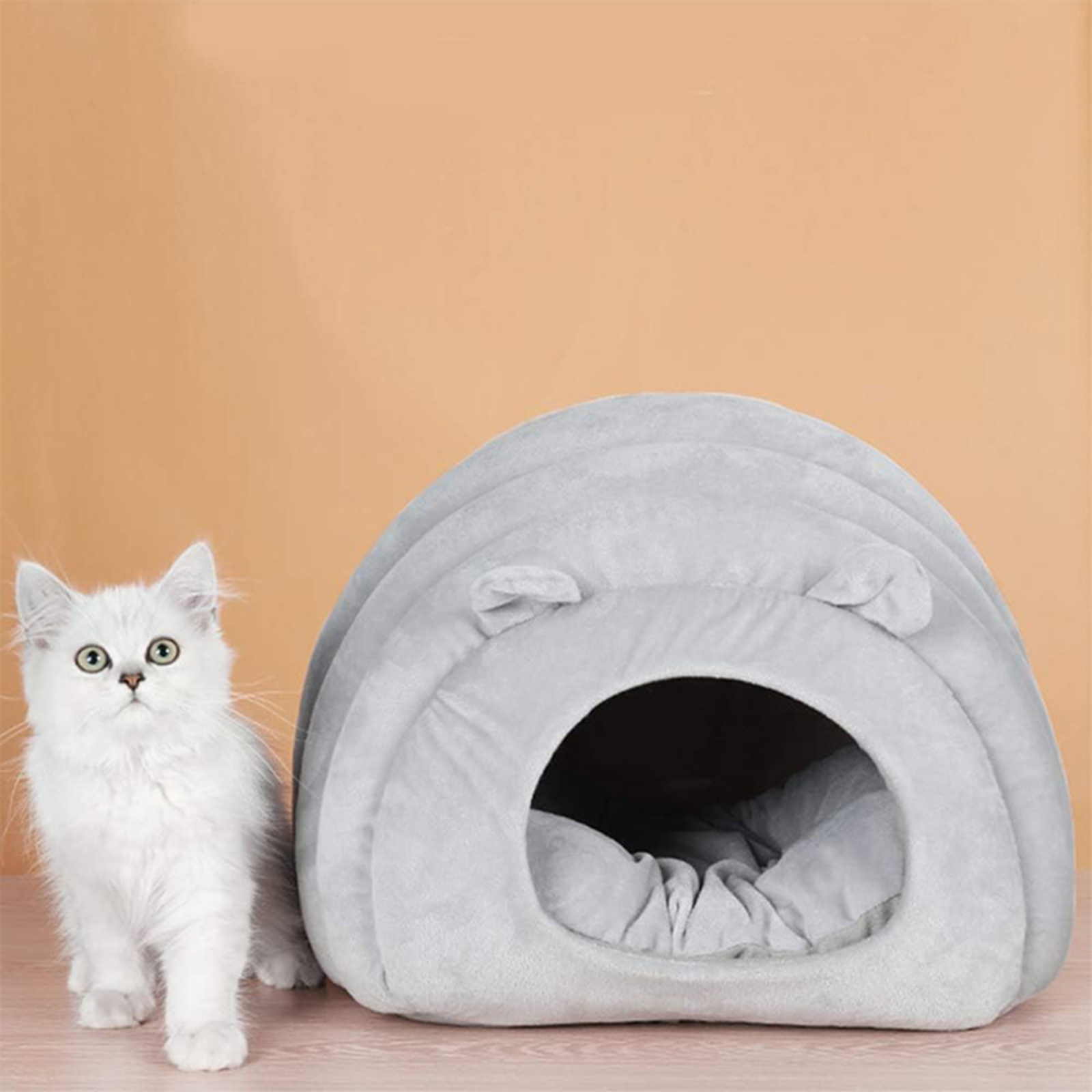 Grey Cat Bed