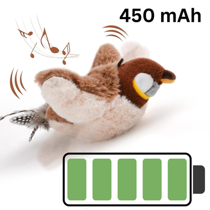 Flapping Bird Cat Toy |  Interactive Bird Toy for Cats