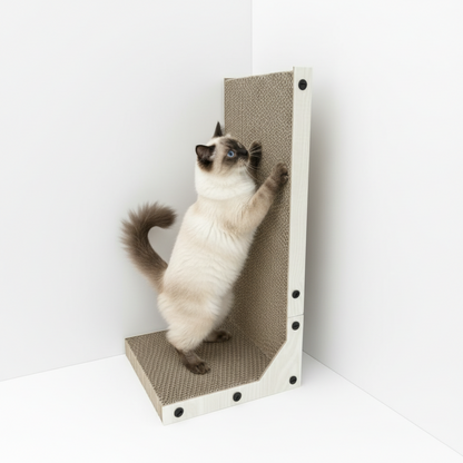 Cat Scratcher | L-Shaped Cat Scratcher Board