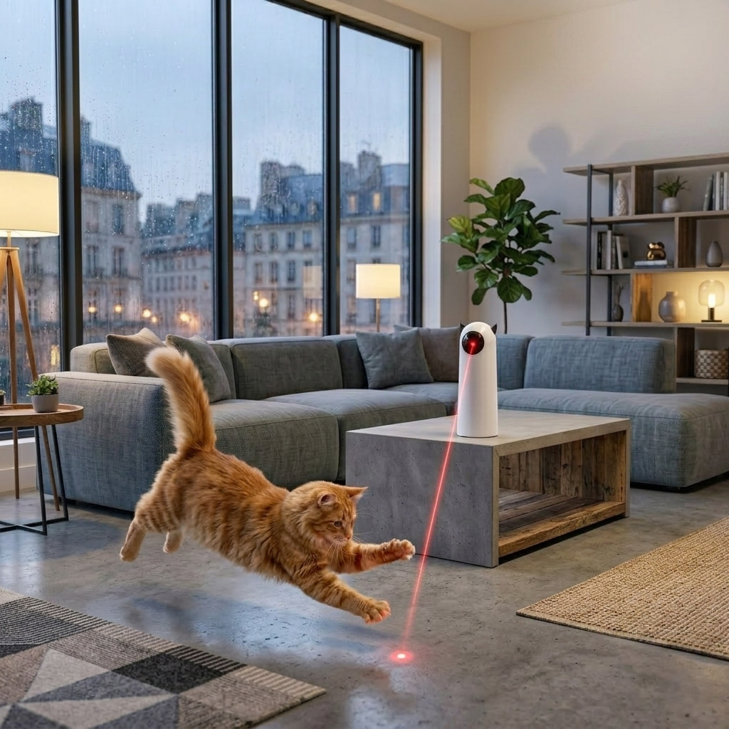 Laser Light Cat Toy | Automatic Laser Toy for Cats