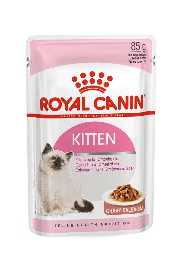 Royal Canin Kitten Wet Food |  Gravy Box (12 pouches)