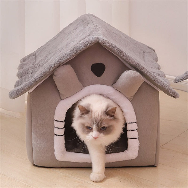 بيت قطط داخلي | بيت قطط ناعم للحيوانات الأليفة