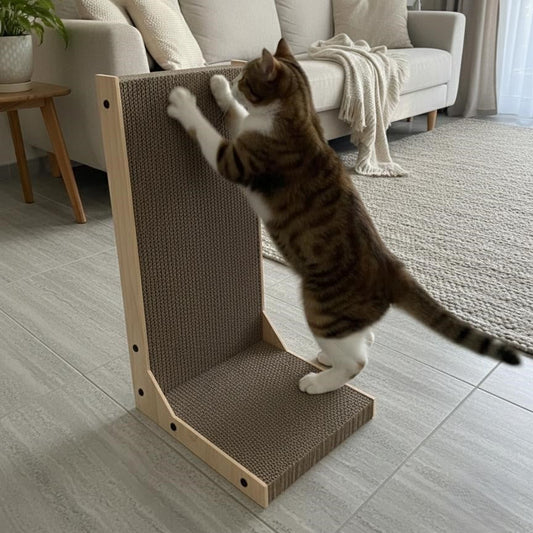 Cat Scratcher | L-Shaped Cat Scratcher Board