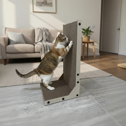 Cat Scratcher | L-Shaped Cat Scratcher Board