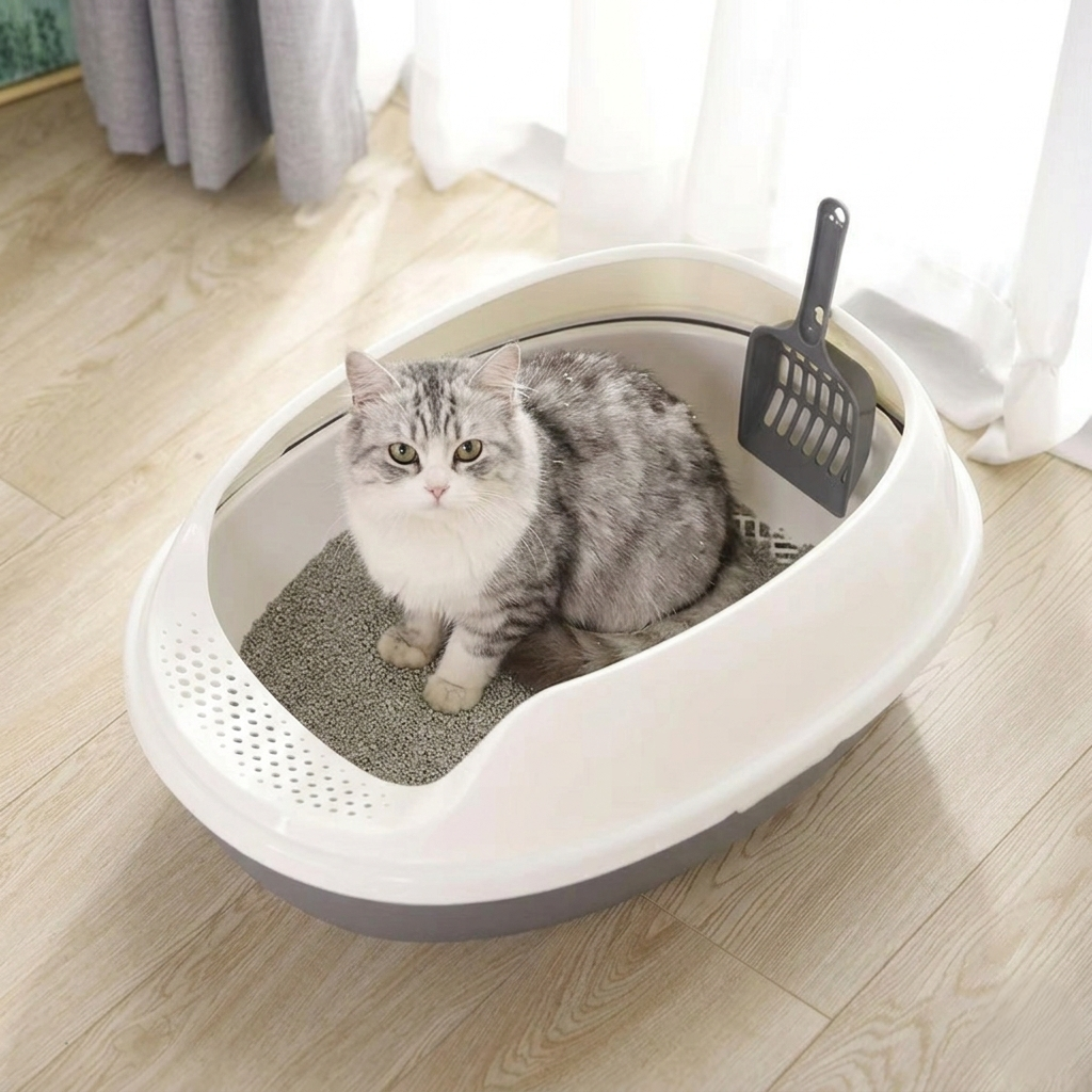 Cat Strainer Litter Box | Scooping Free Litter Box