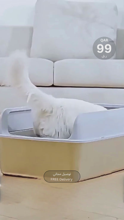 Steel Litter Box | Stainless Steel Cat litter Box